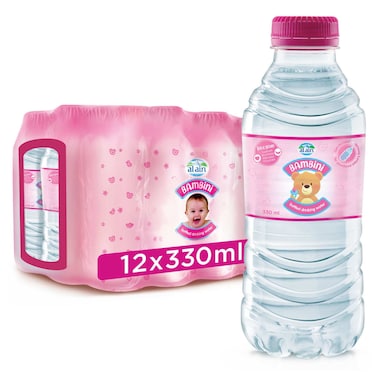 Al Ain Bambini Bottled Drinking Water 330ml Pack of 12