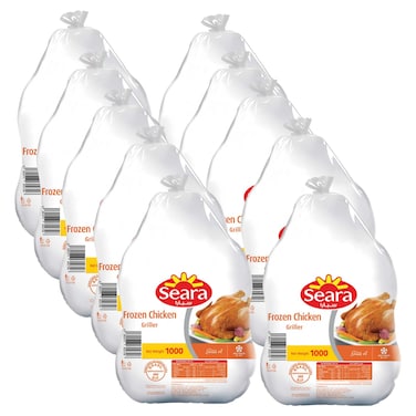 Seara Griller Frozen Chicken, 1000g Pack of 10