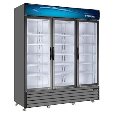 Westpoint 3 Door Upright Bottle Cooler WPSN18017RT3 Black 1800L