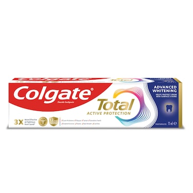 Colgate Total Active Protection Advanced Whitening Toothpaste 75ml