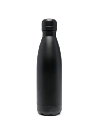 Stainless Steel Water Bottle Shape Bottle Keep Cold &amp; Hot Reusable Metal Leak-Proof Sports Black