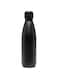 Stainless Steel Water Bottle Shape Bottle Keep Cold &amp; Hot Reusable Metal Leak-Proof Sports Black