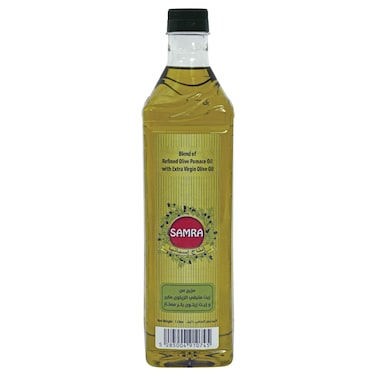 Samra Refined Olive Pomace Oil Blended with Extra Virgin Olive Oil, 1L