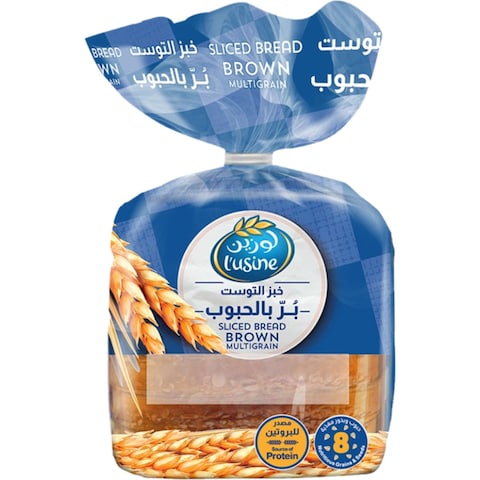لوزين  شرائح خبز بني متعدد الحبوب 275 غرام