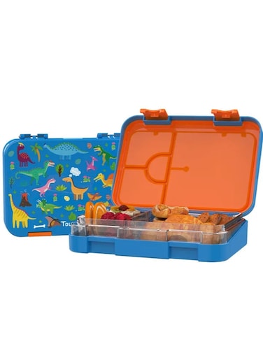 Lunch Box for Kids   Back-to-School Essential   4 Compartments, Leak-Proof, BPA-Free   Freezer, Microwave &amp; Dishwasher Safe (BLUE)