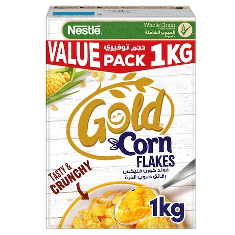 Nestle Gold Corn Flakes Breakfast Cereal, 1kg
