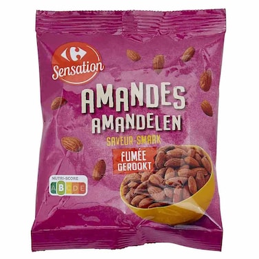 Carrefour Sensation Smoked Almonds, 100g