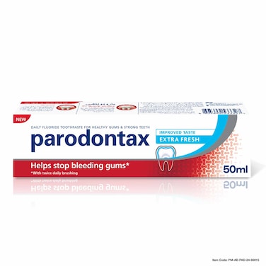 Parodontax Extra Fresh Toothpaste for Bleeding Gums, 50 ml
