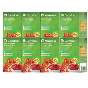 Carrefour Tomato Paste 135g Pack of 8
