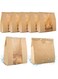 Kyyyanr 50 Pcs Bread Bags for Homemade Bread With Window Paper Bread Bags. （13.7x8.2x3.5in）, Packaging and Storage of Baked Goods Suitable for Bakers. Package Includes 50 Cute Sealing Stickers.