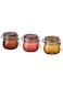 Generic Jar With Lid Multi Color Set Of 3