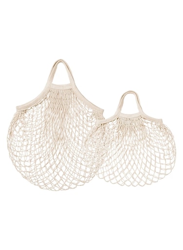 Generic Net Bag Set Of 2 Natural Look