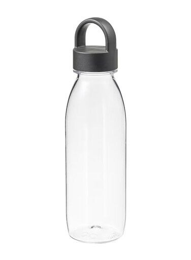 Generic Water Bottle Dark Grey 500ml