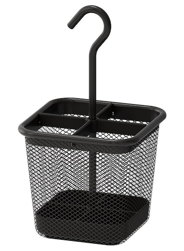 Generic Cutlery Caddy Anthracite 12x12cm