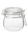 Generic Jar With Lid Clear Glass 500ml