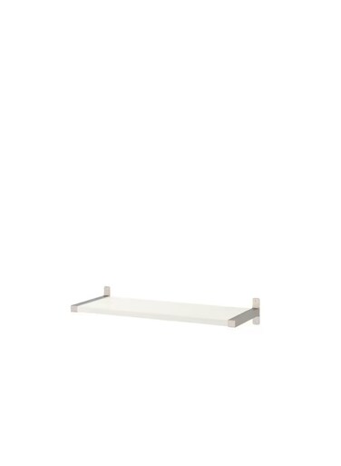 Generic Wall Shelf White Nickel Plated