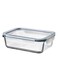 Generic Food Container With Lid Rectangular Glass And Plastic