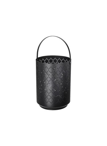 Generic Lantern For Block Candle Black 22cm