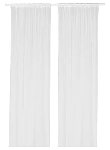 Generic Net Curtains 1 Pair White 280x300cm