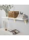 Generic Wall Shelf White Aspen 120X30cm