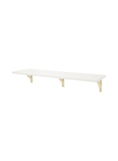 Generic Wall Shelf White Aspen 120X30cm