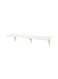 Generic Wall Shelf White Aspen 120X30cm