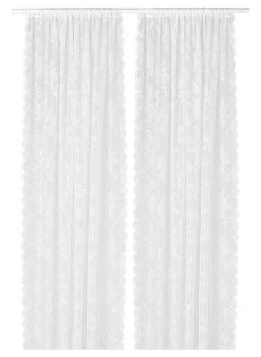 Generic Net Curtains 1 Pair Off White 145X300cm