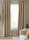 Generic Room Darkening Curtains 1 Pair Yellow Beige 135X300cm