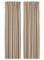 Generic Room Darkening Curtains 1 Pair Yellow Beige 135X300cm