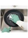 Generic Cleaning Gloves Green Colour Medium Size