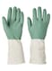 Generic Cleaning Gloves Green Colour Medium Size