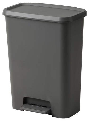 Generic Pedal Bin Dark Grey Colour 50 L