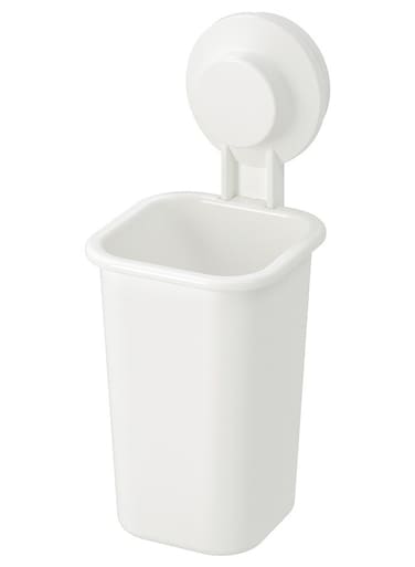 Generic Toothbrush Holder With Suction Cup White