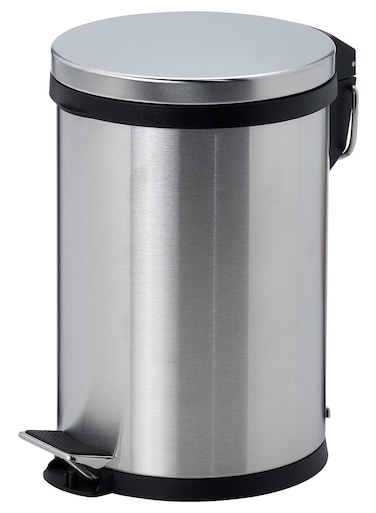 Generic Pedal Bin Stainless Steel 12 L