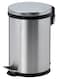 Generic Pedal Bin Stainless Steel 12 L