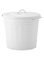 Generic Bin With Lid White Colour 16 L