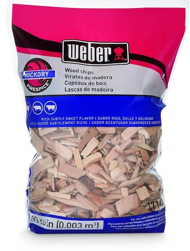 Hickory Wood Chips for BBQ Smoking &acirc;&euro;&ldquo; Premium Natural Smoking Chips for Grill &amp; Smoker, Rich Sweet Flavour for Meat, Chicken &amp; Fish, Outdoor Barbecue Wood Chips