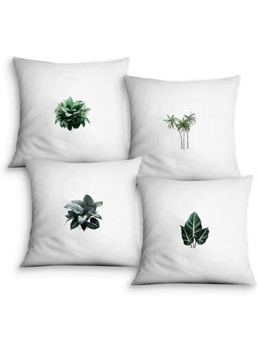 BonaBasics, 4 Pieces Decorative Pillow Cover,standard cushion,printed  45x45 cm  100% Polyester, designed and manufactured in Turkey
