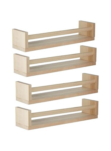 Ikea Bekvam Spice Rack, Birch, Set of 4,400.701.85X4