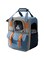 NeoStyle Cat Carrier,Cat Soft-Sided Carrier bag for Cats,Pet Backpack with Three-Sided Breathable Mesh＆Removable Mat and Inner Safety Leash (Blue)