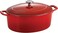 Tramontina Since 1911, Made In Brazil Series 1000 7 Qt Red Enameled Cast Iron Covered Oval Dutch Oven