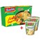 Indomie Vegetable Flavour Instant Noodles, 75g Pack of 10 with Vegetable Flavour Instant Noodles Cups, 60g Pack of 2