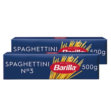 Barilla Spaghettini no.3 Pasta 500g Pack of 2