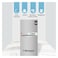Bompani Top Mount Double Door Refrigerator BR265SS Silver 260L