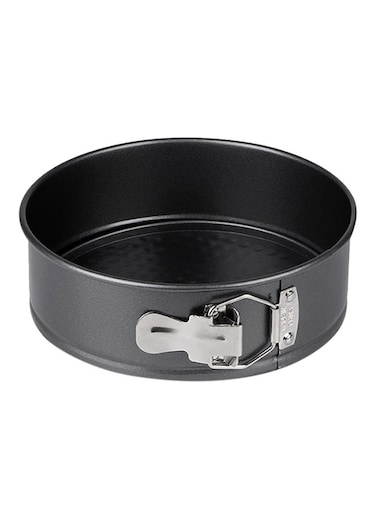 Non-Stick Heat-Resistant Cake Mould Black 8inch