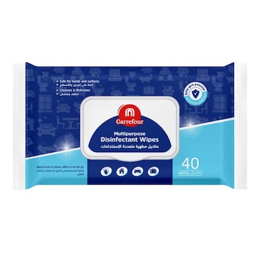Carrefour Cleaning Household 40 Wipes