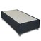 Upholstered Divan Bed Base with Fabric Finish and Supporting Feet, SCAB100, 100 x 200cm, Dark Grey