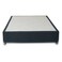 Upholstered Divan Bed Base with Fabric Finish, Split Base Design and Supporting Feet, SCAB150, 150 x 200cm, Dark Grey