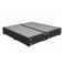 Upholstered Divan Bed Base with Fabric Finish, Split Base Design and Supporting Feet, SCAB180, 180 x 200cm, Dark Grey