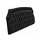 Upholstered Bed Headboard with Diamond Button Tufting, Curved Top Design and Padded Fabric Finish, SCAH120, 120cm, Dark Grey